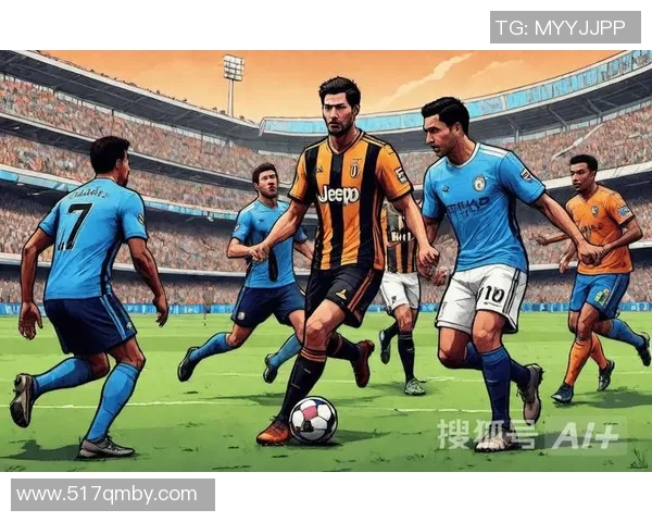 巴萨与尤文激情对决海报展现足球魅力与团队精神